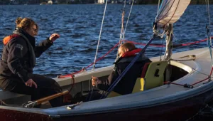 RC aangepaste stoel zeilboot loosdrecht