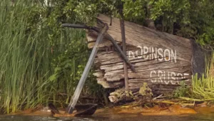 RC robinson crusoe wrak