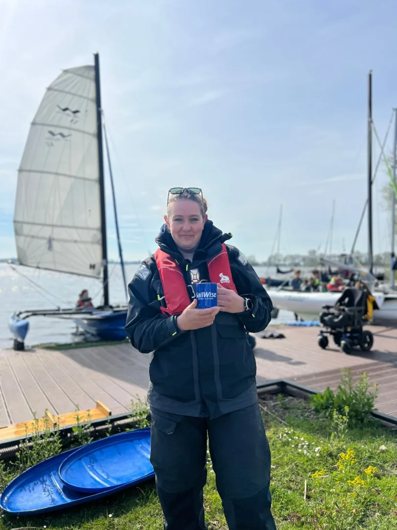 Sanne vrijwilliger van de maand april