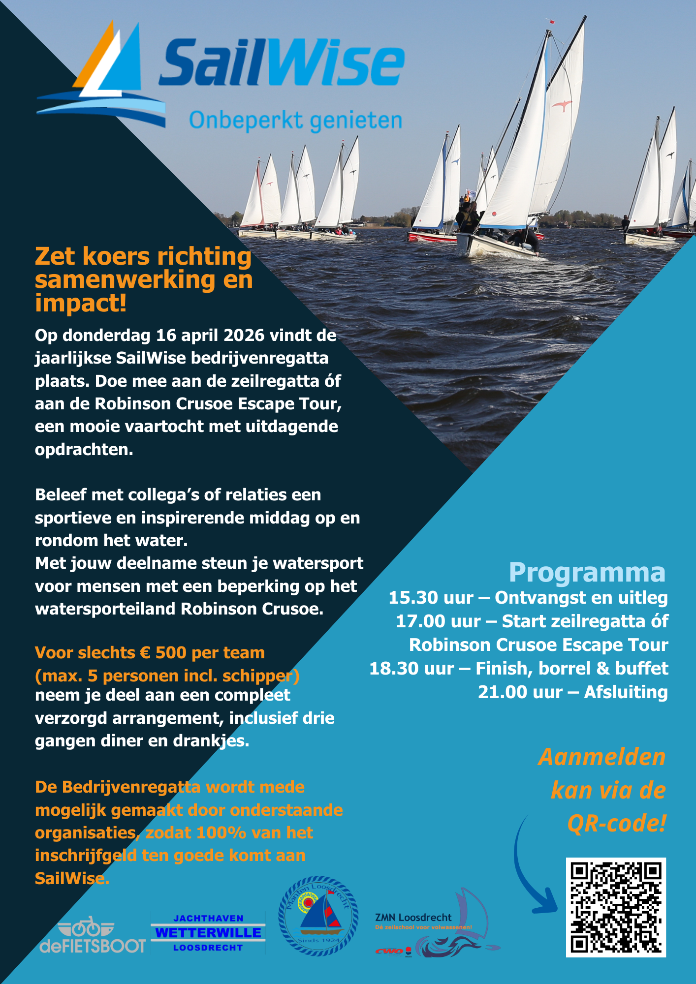Flyer bedrijvenregatta 2026